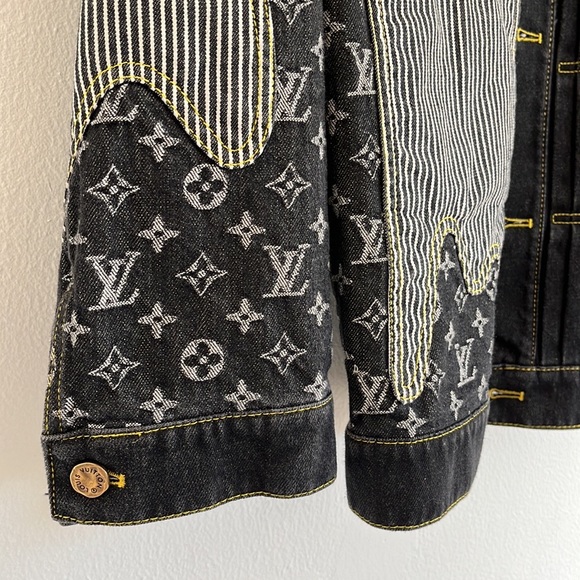 Louis Vuitton x Nigo Monogram Denim Workwear Jacket - Picture 3 of 7